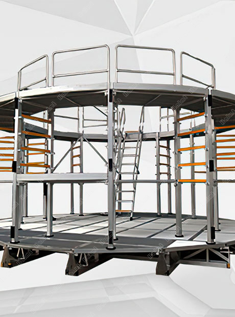 鋁合金水輪機組定子檢修平臺