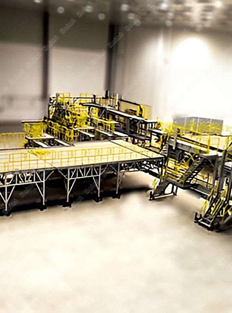 鋁合金移動式整機噴漆工作平臺