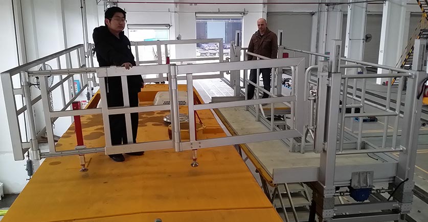 Train Roof Access Platform